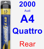 Rear Wiper Blade for 2000 Audi A4 Quattro - Assurance