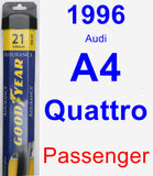 Passenger Wiper Blade for 1996 Audi A4 Quattro - Assurance