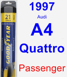 Passenger Wiper Blade for 1997 Audi A4 Quattro - Assurance