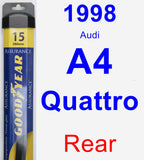 Rear Wiper Blade for 1998 Audi A4 Quattro - Assurance