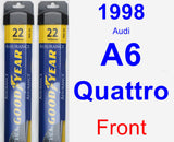 Front Wiper Blade Pack for 1998 Audi A6 Quattro - Assurance