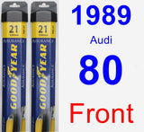 Front Wiper Blade Pack for 1989 Audi 80 - Assurance