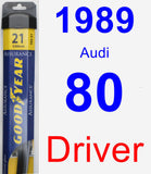 Driver Wiper Blade for 1989 Audi 80 - Assurance
