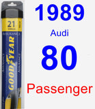 Passenger Wiper Blade for 1989 Audi 80 - Assurance