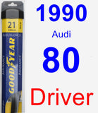 Driver Wiper Blade for 1990 Audi 80 - Assurance