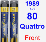 Front Wiper Blade Pack for 1989 Audi 80 Quattro - Assurance