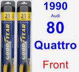 Front Wiper Blade Pack for 1990 Audi 80 Quattro - Assurance
