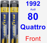 Front Wiper Blade Pack for 1992 Audi 80 Quattro - Assurance