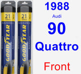 Front Wiper Blade Pack for 1988 Audi 90 Quattro - Assurance
