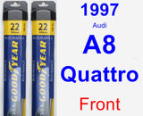 Front Wiper Blade Pack for 1997 Audi A8 Quattro - Assurance