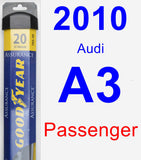 Passenger Wiper Blade for 2010 Audi A3 - Assurance