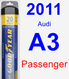 Passenger Wiper Blade for 2011 Audi A3 - Assurance
