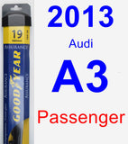 Passenger Wiper Blade for 2013 Audi A3 - Assurance