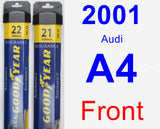 Front Wiper Blade Pack for 2001 Audi A4 - Assurance
