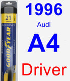 Driver Wiper Blade for 1996 Audi A4 - Assurance