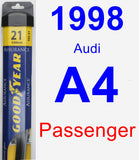 Passenger Wiper Blade for 1998 Audi A4 - Assurance