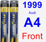 Front Wiper Blade Pack for 1999 Audi A4 - Assurance
