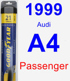 Passenger Wiper Blade for 1999 Audi A4 - Assurance