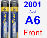 Front Wiper Blade Pack for 2001 Audi A6 - Assurance