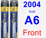 Front Wiper Blade Pack for 2004 Audi A6 - Assurance