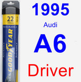 Driver Wiper Blade for 1995 Audi A6 - Assurance