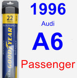 Passenger Wiper Blade for 1996 Audi A6 - Assurance