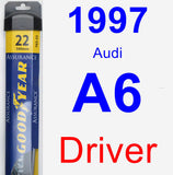 Driver Wiper Blade for 1997 Audi A6 - Assurance