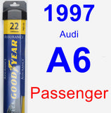 Passenger Wiper Blade for 1997 Audi A6 - Assurance