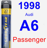 Passenger Wiper Blade for 1998 Audi A6 - Assurance