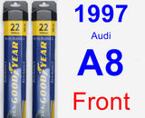 Front Wiper Blade Pack for 1997 Audi A8 - Assurance
