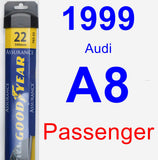 Passenger Wiper Blade for 1999 Audi A8 - Assurance