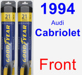 Front Wiper Blade Pack for 1994 Audi Cabriolet - Assurance
