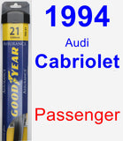 Passenger Wiper Blade for 1994 Audi Cabriolet - Assurance