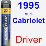 Driver Wiper Blade for 1995 Audi Cabriolet - Assurance