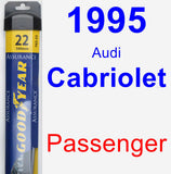 Passenger Wiper Blade for 1995 Audi Cabriolet - Assurance