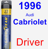 Driver Wiper Blade for 1996 Audi Cabriolet - Assurance