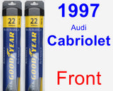 Front Wiper Blade Pack for 1997 Audi Cabriolet - Assurance