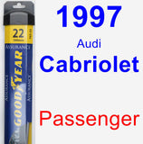 Passenger Wiper Blade for 1997 Audi Cabriolet - Assurance