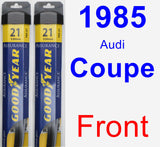Front Wiper Blade Pack for 1985 Audi Coupe - Assurance