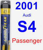 Passenger Wiper Blade for 2001 Audi S4 - Assurance