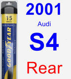 Rear Wiper Blade for 2001 Audi S4 - Assurance