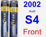Front Wiper Blade Pack for 2002 Audi S4 - Assurance