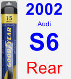 Rear Wiper Blade for 2002 Audi S6 - Assurance