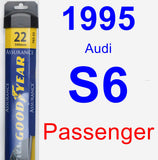 Passenger Wiper Blade for 1995 Audi S6 - Assurance