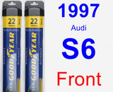 Front Wiper Blade Pack for 1997 Audi S6 - Assurance