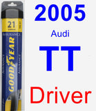Driver Wiper Blade for 2005 Audi TT - Assurance