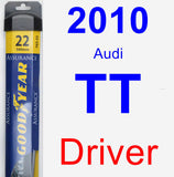 Driver Wiper Blade for 2010 Audi TT - Assurance