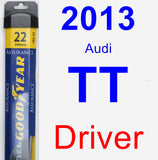 Driver Wiper Blade for 2013 Audi TT - Assurance