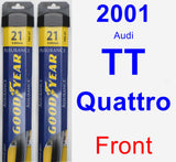 Front Wiper Blade Pack for 2001 Audi TT Quattro - Assurance