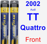 Front Wiper Blade Pack for 2002 Audi TT Quattro - Assurance